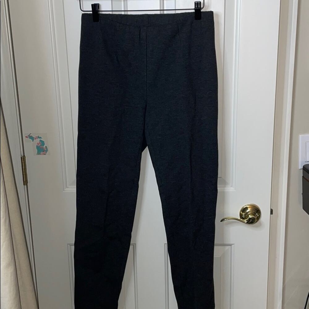 J. Jill Ponte Slim leg pant gray small - Picture 2 of 6